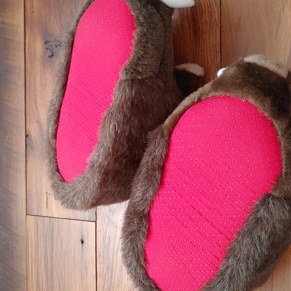 Plush Boar Slippers - Picture 2 of 3